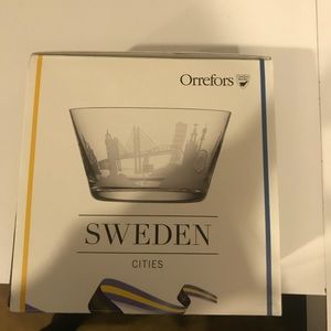 Orrefors Sweden Crystal Bowl